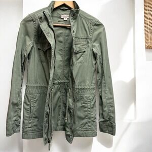 Merona Olive Green Cargo Utility Jacket,‎ XS
